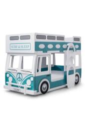 Julian Bowen Campervan Bunk Bed in Teal - Size: Single - thumbnail 3