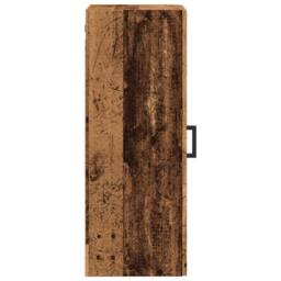 Berkfield Home Wall Mounted Cabinet Old Wood 34.5x34x90 cm Engineered Wood in Brown - thumbnail 6