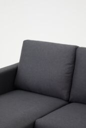 Home Detail Leah 3 Seater Fabric Sofa L-Shaped Chaise Left or Right Hand Corner in Grey - thumbnail 4