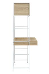 Orsina Stable Natural Oak Shelf Unit, Sleek & Versatile Narrow Shelving Unit, Easily Maintained Work Space - thumbnail 4