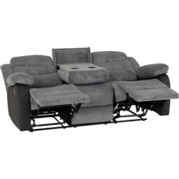 Seconique Roma 3+2 Recliner Suite in Grey - thumbnail 8