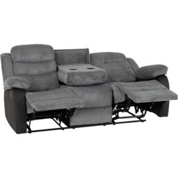 Seconique Roma 3+2 Recliner Suite in Grey - thumbnail 7
