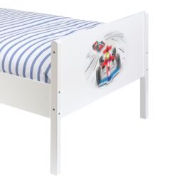 Liberty House Toys Kids White Single Bed - Racing Car - thumbnail 6