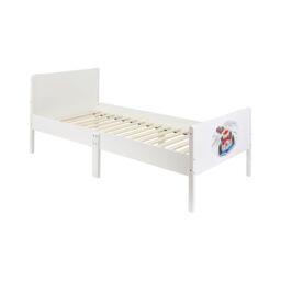 Liberty House Toys Kids White Single Bed - Racing Car - thumbnail 4