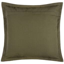 Yard Holmfirth Canvas 100% Cotton Outdoor Cushion in Khaki - Size: 45 cm x 45 cm - thumbnail 3