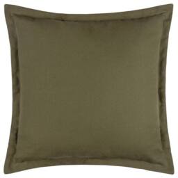 Yard Holmfirth Canvas 100% Cotton Outdoor Cushion in Khaki - Size: 45 cm x 45 cm - thumbnail 2