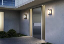 Netlighting Claire Modern Wall Lantern Light Outdoor PIR Sensor 1xE27 IP54 Anthracite in Black - thumbnail 5