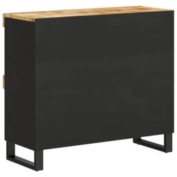 Berkfield Home Side Cabinet 85x33x75 cm Solid Wood Mango in Brown - Size: 85 x 33 x 75 cm - thumbnail 5