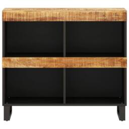 Berkfield Home Side Cabinet 85x33x75 cm Solid Wood Mango in Brown - Size: 85 x 33 x 75 cm - thumbnail 1