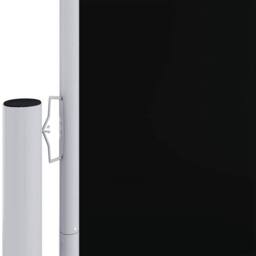 Berkfield Home Retractable Side Awning Black 180x600 cm - thumbnail 4