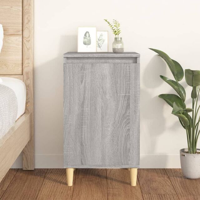 Berkfield Home Bedside Cabinet Grey Sonoma 40x35x70 cm Engineered Wood - Size: 40 x 35 x 70 cm - image 1