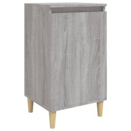 Berkfield Home Bedside Cabinet Grey Sonoma 40x35x70 cm Engineered Wood - Size: 40 x 35 x 70 cm - thumbnail 2