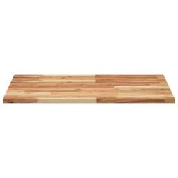 Berkfield Home Desk Top Oil Finished 80x60x2 cm Solid Wood Acacia in Brown - Size: 80 x 60 x 2 cm - thumbnail 5