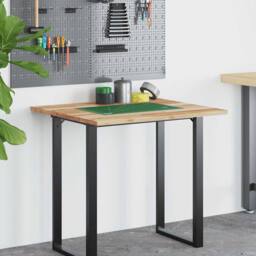 Berkfield Home Desk Top Oil Finished 80x60x2 cm Solid Wood Acacia in Brown - Size: 80 x 60 x 2 cm - thumbnail 3
