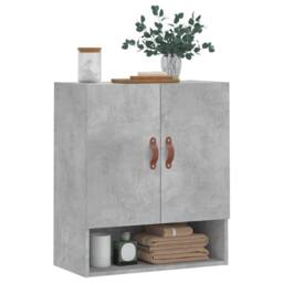 Berkfield Home Wall Cabinet Concrete Grey 60x31x70 cm Engineered Wood - Size: 60 x 31 x 70 cm - thumbnail 3