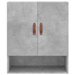 Berkfield Home Wall Cabinet Concrete Grey 60x31x70 cm Engineered Wood - Size: 60 x 31 x 70 cm - thumbnail 5