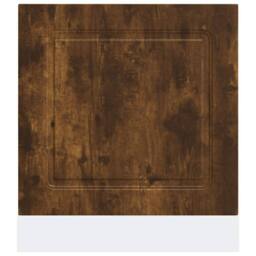 Berkfield Home Dishwasher Panel¬†Kalmar¬†Smoked Oak 60x1.5x67 cm Engineered Wood in Brown - thumbnail 4