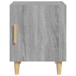 Berkfield Home Bedside Cabinets 2 pcs Grey Sonoma Engineered Wood - thumbnail 4