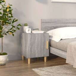 Berkfield Home Bedside Cabinets 2 pcs Grey Sonoma Engineered Wood - thumbnail 8