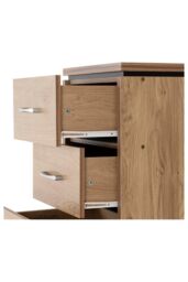 Seconique Charles 5 Drawer Narrow Chest in Light Brown - thumbnail 4
