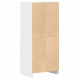 Berkfield Home Kitchen Cabinet White 57x41.5x131.5 cm Engineered Wood - thumbnail 7