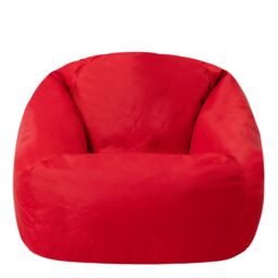 icon Teen Bean Bag Chair Grey Childrens Bean Bags in Red - thumbnail 4