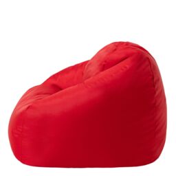 icon Teen Bean Bag Chair Grey Childrens Bean Bags in Red - thumbnail 5