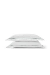 CHRISTY Premium Sateen Satin Oxford Pillowcase Pair in Green