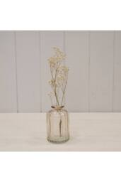 KDMD Smokey Brown Ribbed Glass Bottle - thumbnail 2
