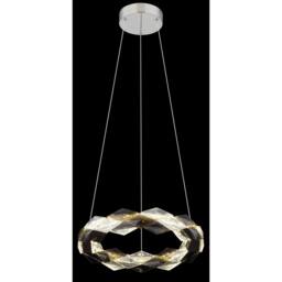 Netlighting Karilion 37cm Pendant Ceiling Light Chrome LED 4000K in Grey - thumbnail 3