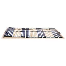 Berkfield Home Slatted Bed Base Manual Brown 90 x 190 cm Wood & Plastic - thumbnail 2