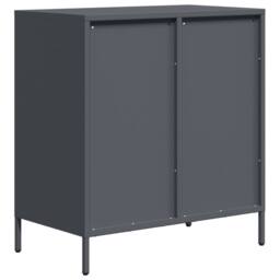Berkfield Home Sideboard¬†Anthracite 68x39x73.5 cm Cold-rolled Steel in Charcoal - thumbnail 7