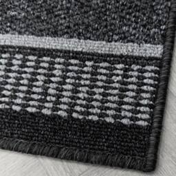runrug Hallway Runner Rug - Non-Slip, Hardwearing, 5mm - 'Promenade' in Grey - Size: 66 cm x 150 cm - thumbnail 2