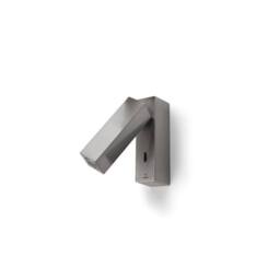 Netlighting LED Indoor Surface Mounted Wall Light Reading Lamp Nickel in Grey