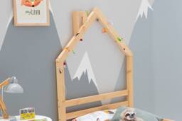 Crazy Price Beds Ltd Juni Kids Wooden House Bed in Natural - Size: Single - thumbnail 7