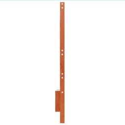 Berkfield Home Headboard Wax Brown 135 cm Solid Wood Pine - thumbnail 5