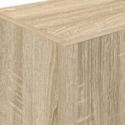 Berkfield Home Kitchen Cabinet Sonoma Oak 35x50x180 cm Engineered Wood in Beige - Size: 35 x 50 x 180 cm - thumbnail 9