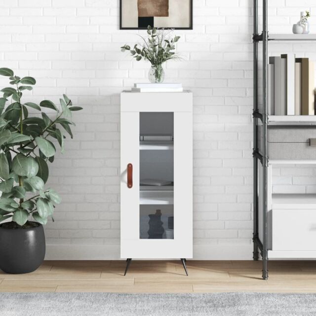 Berkfield Home Sideboard White 34.5x34x90 cm Engineered Wood - image 1