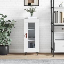 Berkfield Home Sideboard White 34.5x34x90 cm Engineered Wood - thumbnail 1