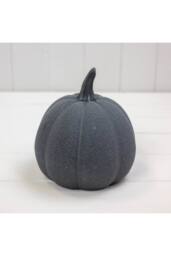 KDMD Black Ceramic Textured Pumpkin - Large