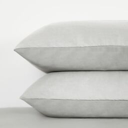 OHS 4 x Soft Polycotton Housewife Pillowcase Set in Silver - thumbnail 2