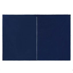 Berkfield Home Party Tent Sidewall 2 pcs with Zipper PE Blue - thumbnail 2