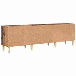 Berkfield Home TV Cabinet with Drawer Old wood Engineered wood - thumbnail 8