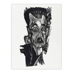Artery8 Dr Ludwig Binswanger Portrait Kirchner Framed Wall Art Print in White - Size: A3 - thumbnail 3