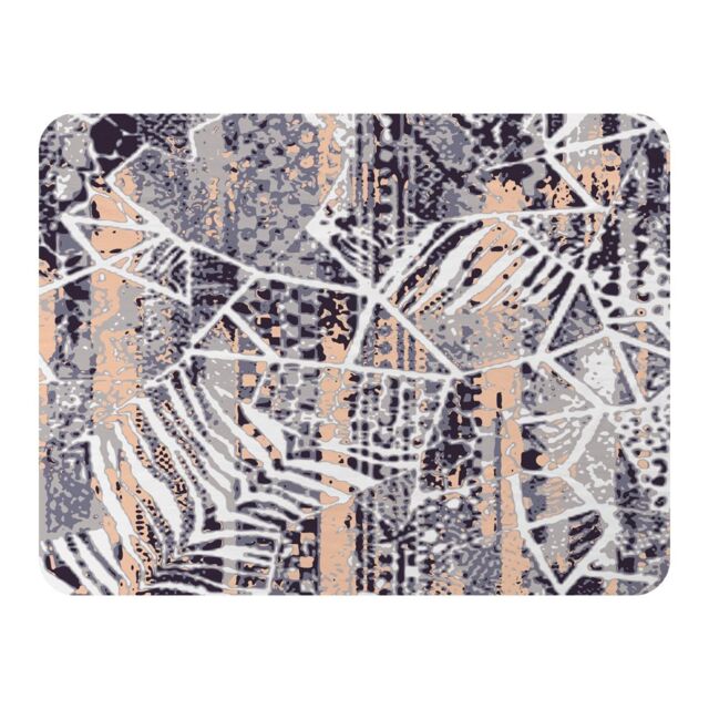 Benjamin Tate Design Grunged Print Blanket in Natural - Size: 120 cm x 150 cm - image 1