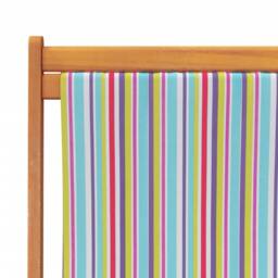 Berkfield Home Folding Beach Chairs 2 pcs Multicolour Fabric - thumbnail 8