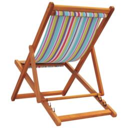 Berkfield Home Folding Beach Chairs 2 pcs Multicolour Fabric - thumbnail 6