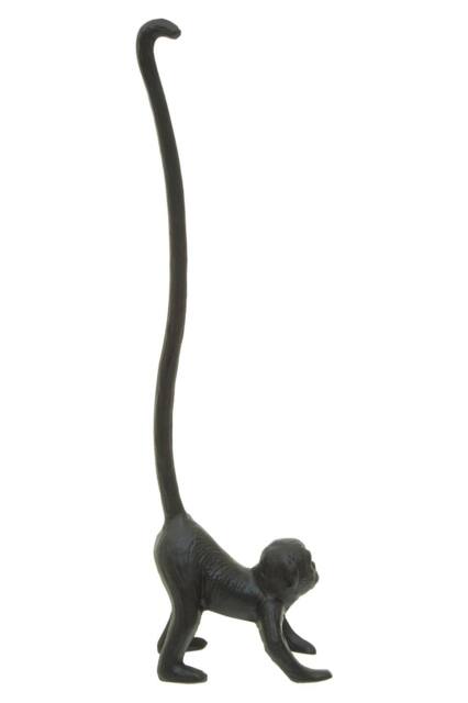 Orsina Fauna Monkey Toilet Roll Holder in Black - image 1