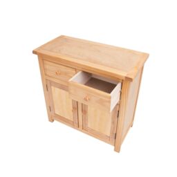 Cabinet Bits Lugo Waxed 2 Drawer 2 Door Sideboard Wood Knob in Light Brown - thumbnail 6