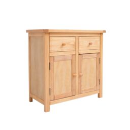 Cabinet Bits Lugo Waxed 2 Drawer 2 Door Sideboard Wood Knob in Light Brown - thumbnail 4